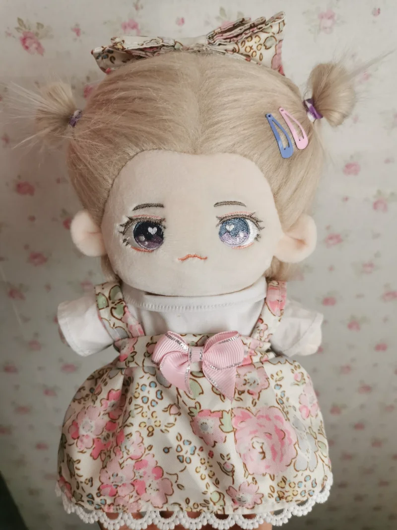 

[MYKPOP]KPOP Doll's Clothes & Accessoires - Flower Clothes 3pcs Set for 20cm Dolls(without doll) Fans Collection SA21050404