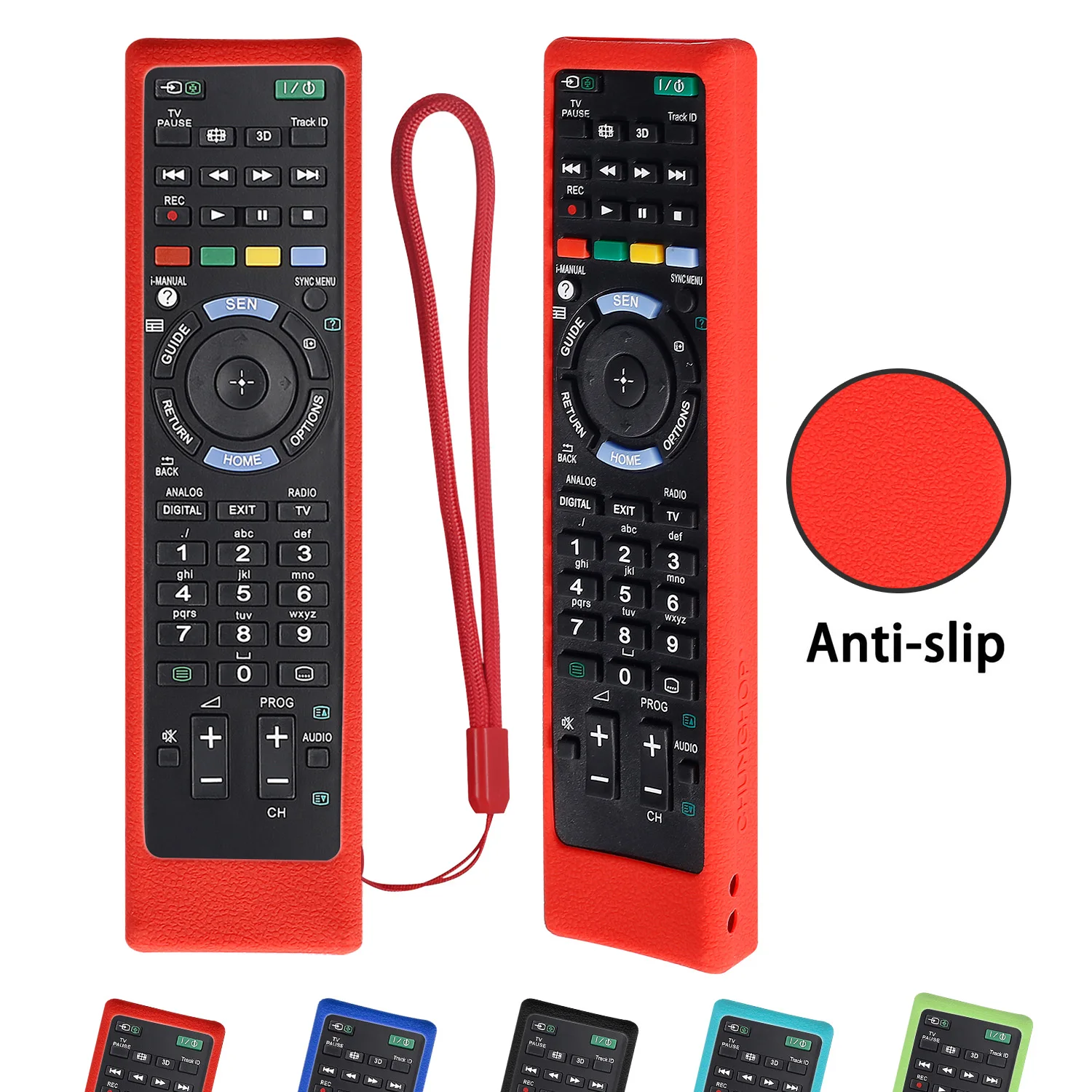 TV Remote Control Covers for Sony RMT-TX200C RMT-TX100D RM-ED053 RM-ED060 RMF-TX300C RM-ED052 RM-ED050 Shockproof Silicone Case