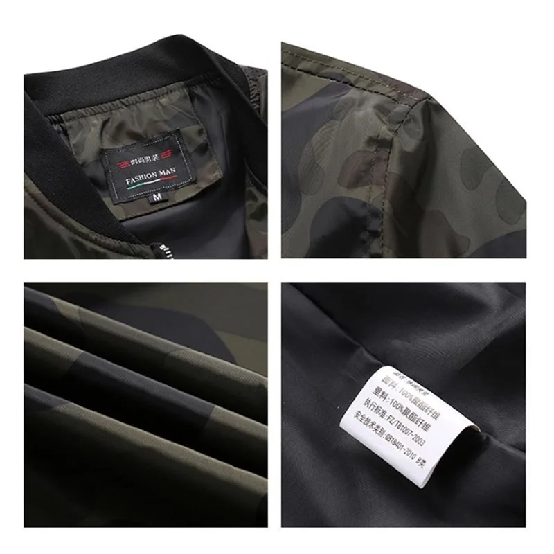Новинка 2020 весенние мужские камуфляжные куртки пальто камуфляжная куртка-бомбер