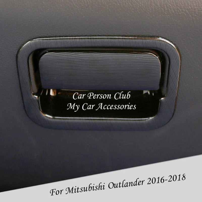 Для Mitsubishi Outlander 2015 2021 внутренняя сумка для хранения перчаток дверная ручка чаша