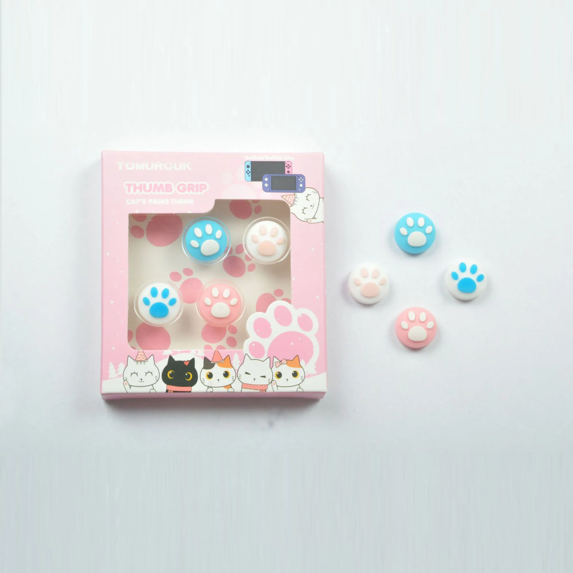 Милым зайчиком Обувь с принтом кошачий коготь светящиеся Стик ручка Кепки