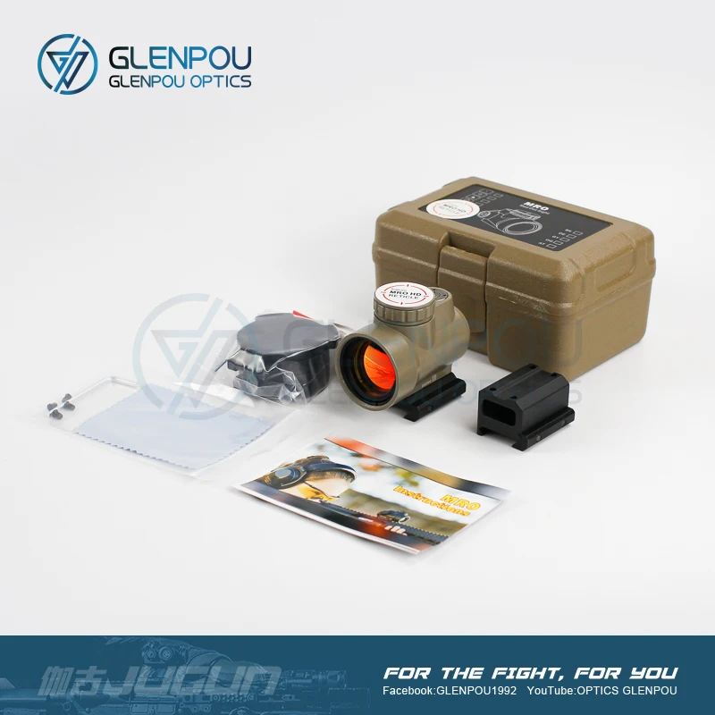 GlenpouTrijicon MRO Red Dot прицел 3X Combo AR тактический оптика Trijicon охотничьи прицелы с низкой
