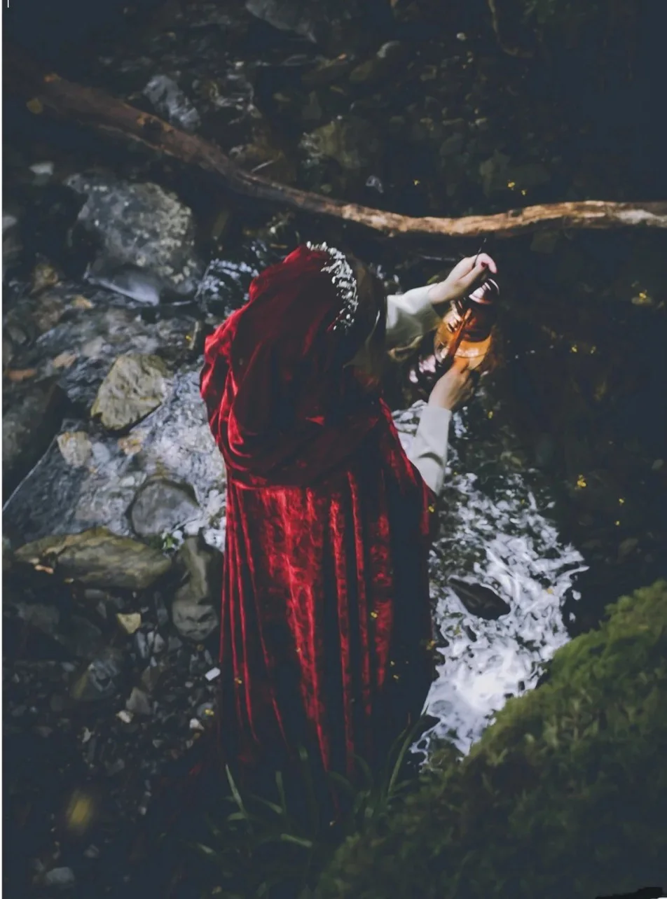 Красная Свадебная накидка на капюшон для верховой езды эластичная бархатная