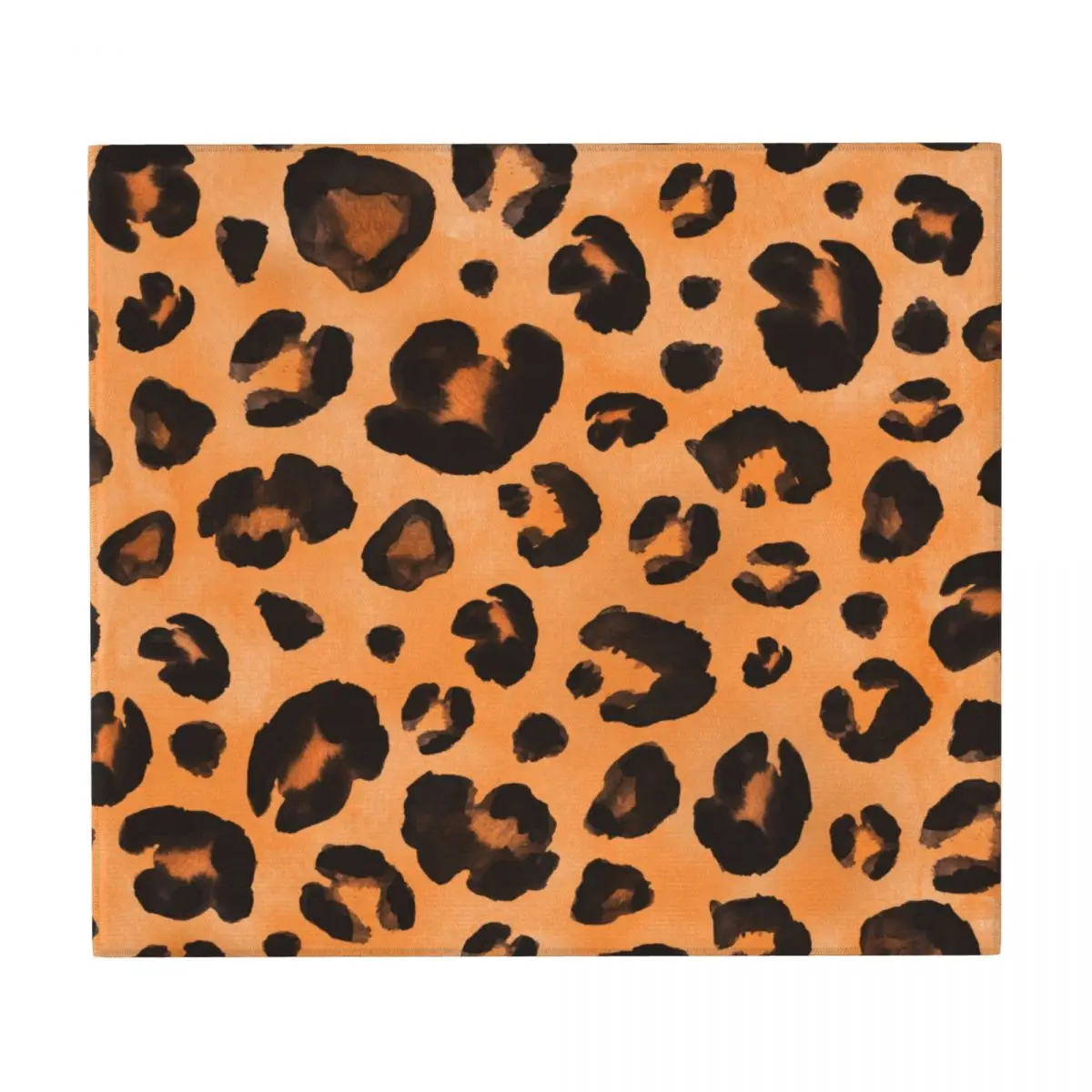 Кухонный коврик для сушки посуды моющаяся впитывающая сушилка с леопардовым