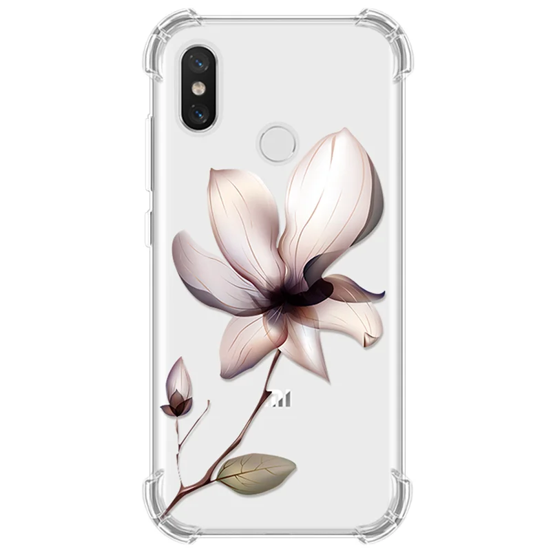 Прозрачный чехол с цветочной подушкой безопасности для Xiao mi Red mi 7 7A 6A 5 Plus K20 Note 4 4X5 6 7 Pro mi 9T A3 6 8 Lite 9 SE Play CC9 CC9e TPU - Цвет: heye