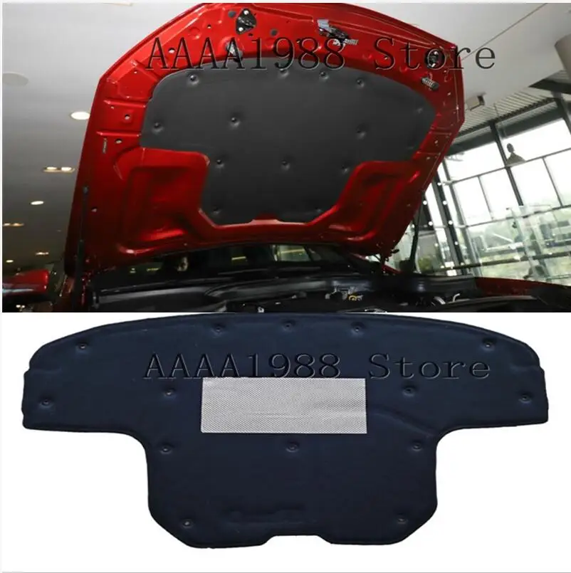 

W253 GLC 2015-2022 вытяжка двигателя Звукоизоляционная теплоизоляция хлопковая панель звуконепроницаемый коврик чехол для Mercedes Benz GLC класса X253