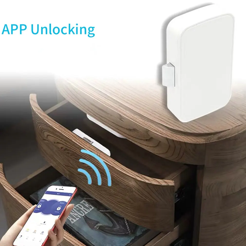T1 APP Smart App Drawer Lock Sticky File Cabinet Wardrobe Shoe Mailbox Door | Обустройство дома
