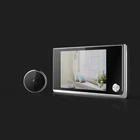 4,3-дюймовый ЖК-экран HD, цифровой глазок для входной двери, камера, дверной звонок с углом обзора 3,5 градусов, домашняя система безопасности, дверной звонок