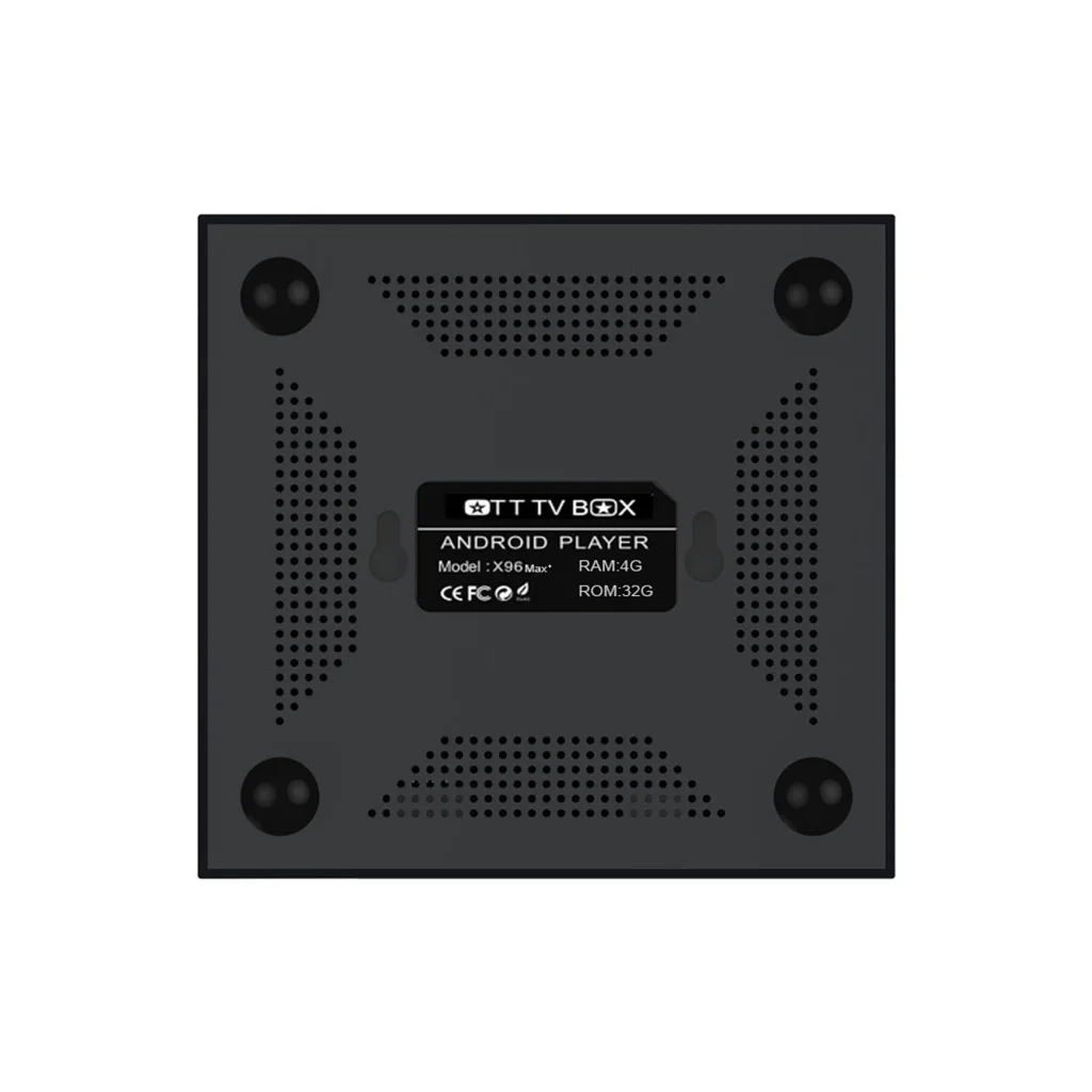 Смарт ТВ коробка и ройд 9 0 X96 Max Plus 4GB 64GB Amlogic S905X3 4 ядра 5 8 ГГц Wi Fi 1000 м 4K 60fps Декодер