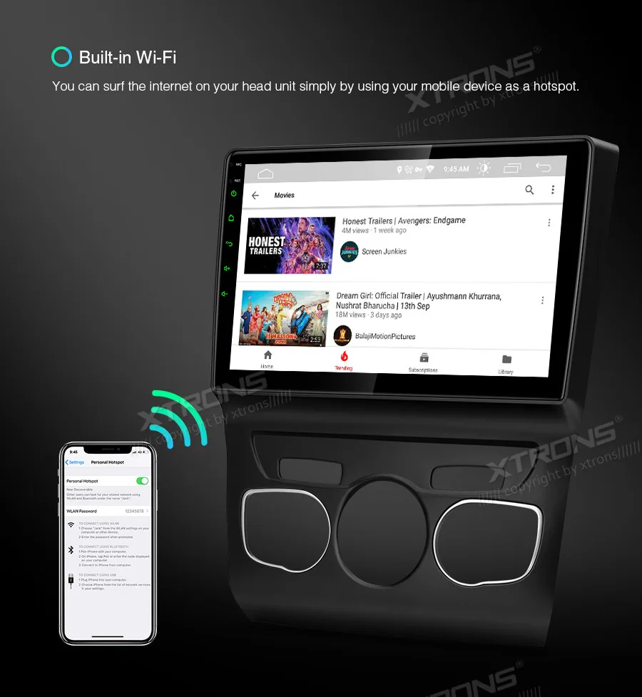 XTRONS 10,1 ''дюймовый ips экран Android 9,0 DSP gps навигация Мультимедиа стерео радио плеер для Citroen C4 2010 2011 без DVD