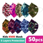 1050 шт., Детские камуфляжные маски KN95, CE FFP2