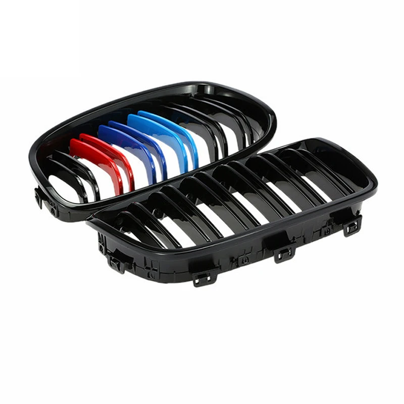 2 шт. для BMW F20 F21 1 серия 2011 2012 2013 2014 Передняя почечная решетка гриля автомобильные