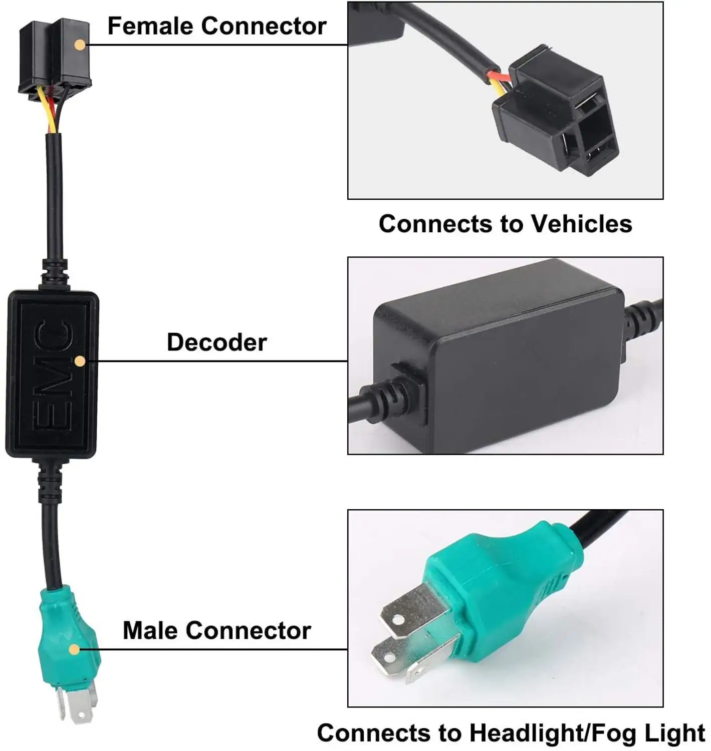 Безошибочный Can шина декодер для Светодиодный ных фар автомобиля SUV светодиодный