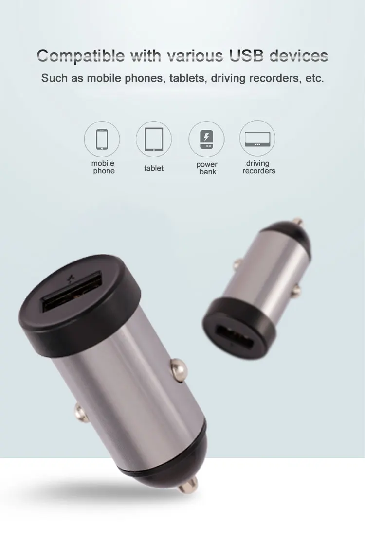 GZSP 2A автомобильное зарядное устройство USB для быстрой зарядки универсальный