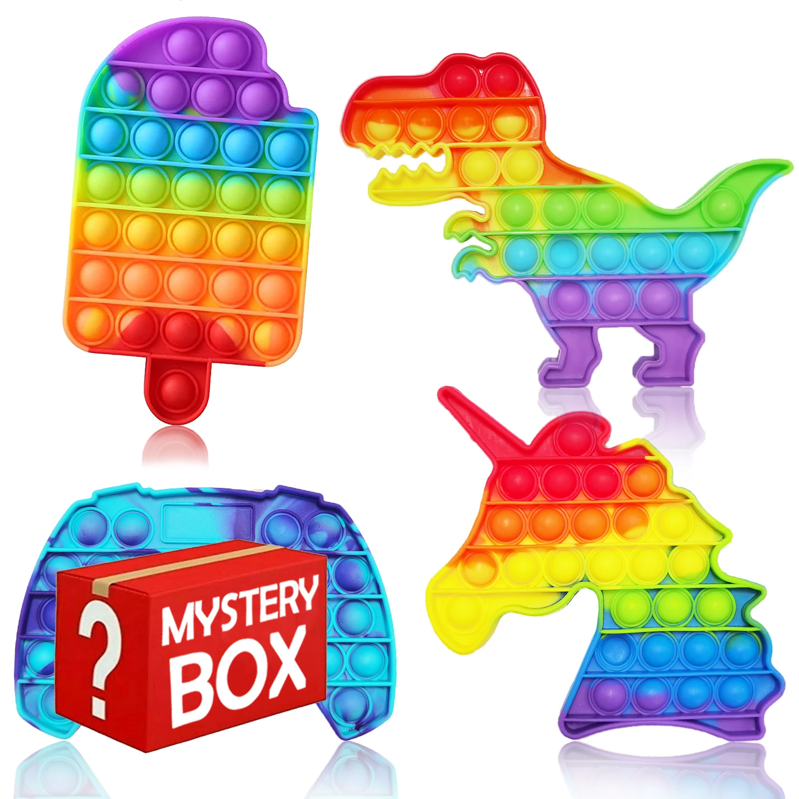 

4 шт./комплект, игрушка-антистресс для развития аутизма