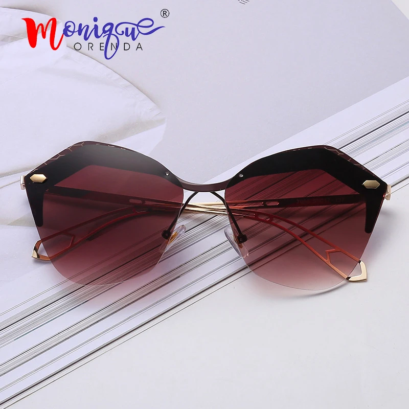 Роскошные в виде многоугольника солнцезащитные очки &quotкошачий глаз&quot женские