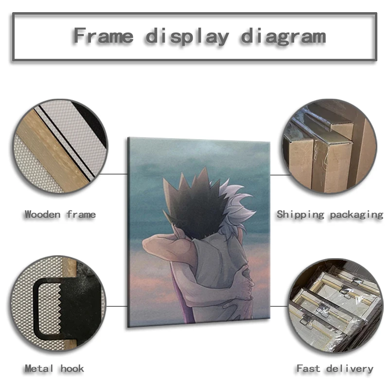 Японское аниме дьявол человек Cryers Постер ретро высокое качество Художественная