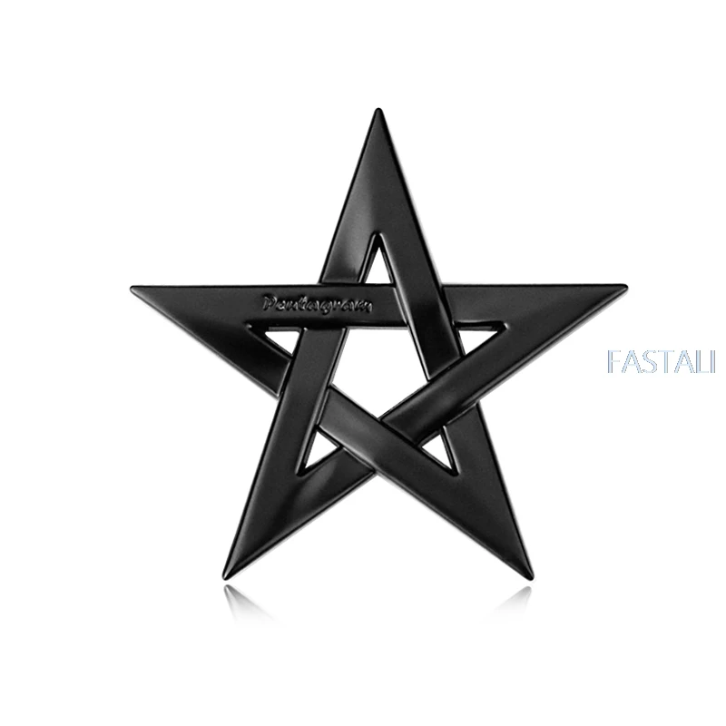 Персональные металлические наклейки на автомобиль с пятиконечной звездой тело