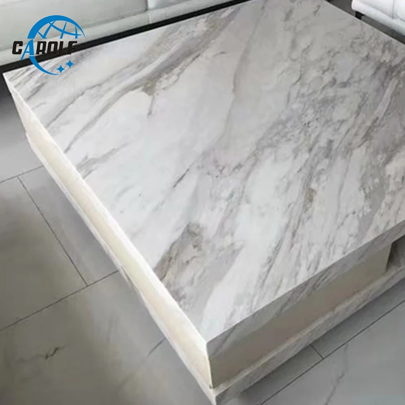 Современная мебель для гостиной белый мраморный журнальный столик диван