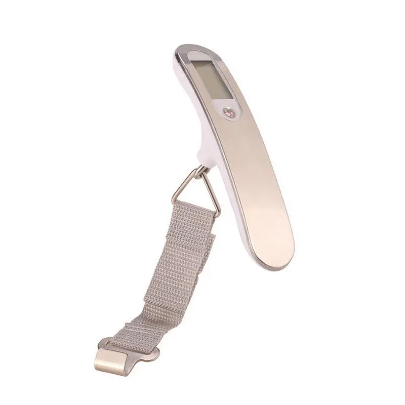 

Stainless Steel Digital Pocket Luggage Weight Hanging Scale 50KG Portable NEW