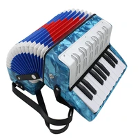musical instrument 17 key 8 bass accordion mini educational toy 4 colors for kids children amateur beginner christmas gifts 2021