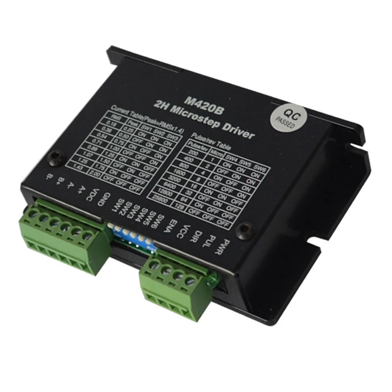 24VDC Драйвер шагового двигателя M420B для NEMA 8 11 14 16 17 шаговый двигатель 0 25 2A DC18
