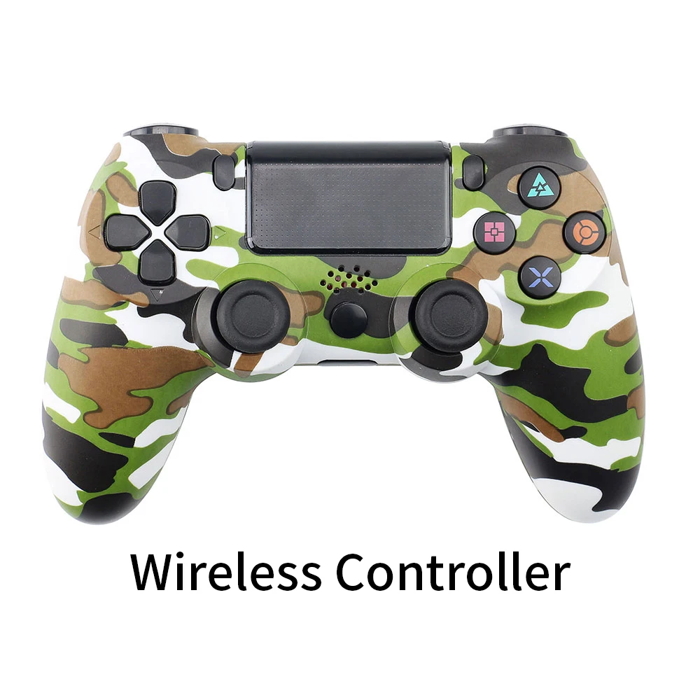 Camouflage Bluetooth Беспроводной джойстик для PS4 контроллер подходит для Игровые приставки 4 консоль для Игровые приставки Dualshock 4 геймпад для PS3 консоли геймпад джойстик для gamepad геймпад для пк для PS4 - Color: Camouflage