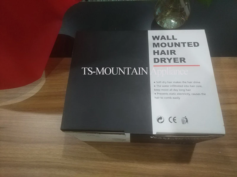 TSMOUNTAIN Hot and cold wind air blowers hotels 1600W hair drier for household and bathroom wall mounted hair dryer