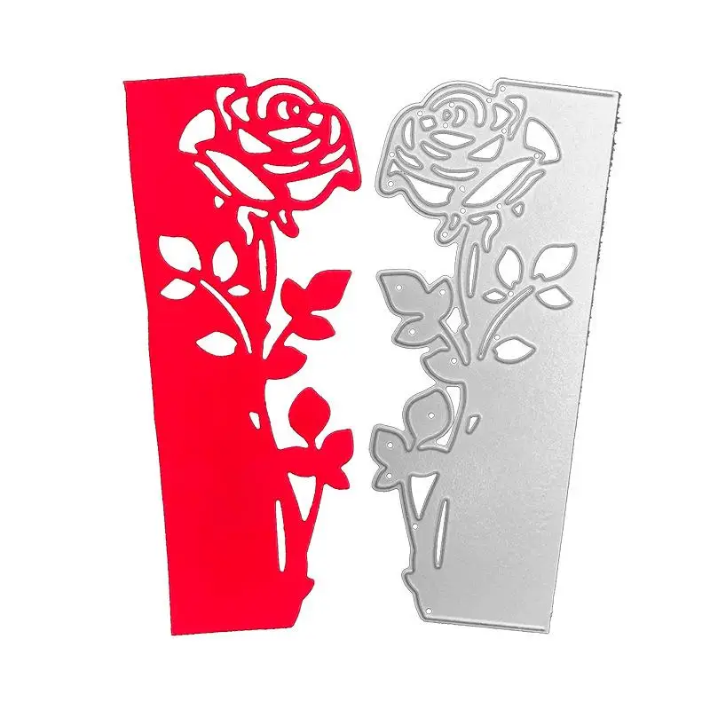 Роза цветок Звезда Сердце Сделай Сам ремесло металлическая резка штамп
