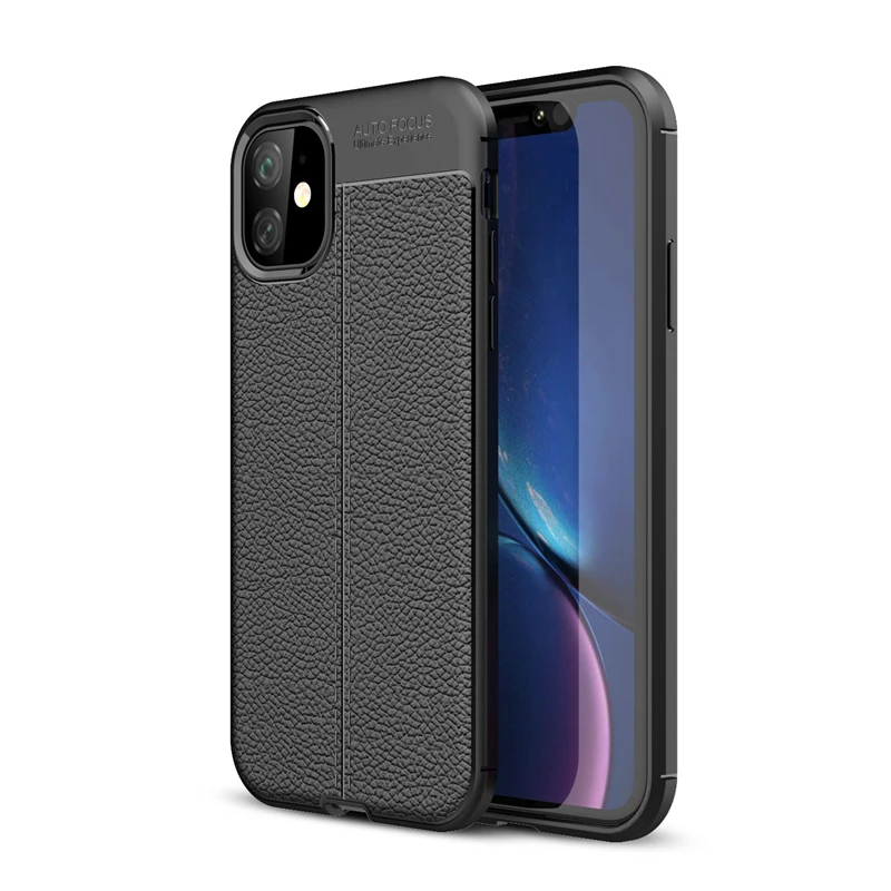 Для iphone 8 Plus 7 5S 6 6S чехол X XS XR (полиуретан) с зернистой фактурой кожи