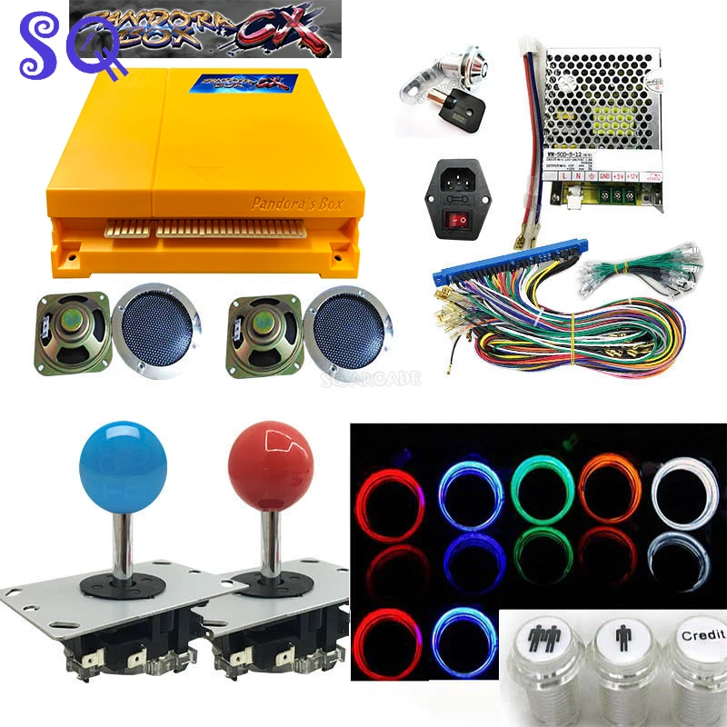 Ящик Пандоры CX 2800 в 1 Аркада доска для игры jamma HDMI VGA DIY Аркады ktis с джойстиком