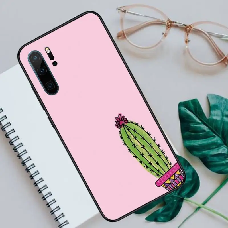 

cactus cartoon plant pattern Phone Cases For Huawei honor Mate P 10 20 30 40 Pro 10i 9 10 20 8 x Lite funda coque