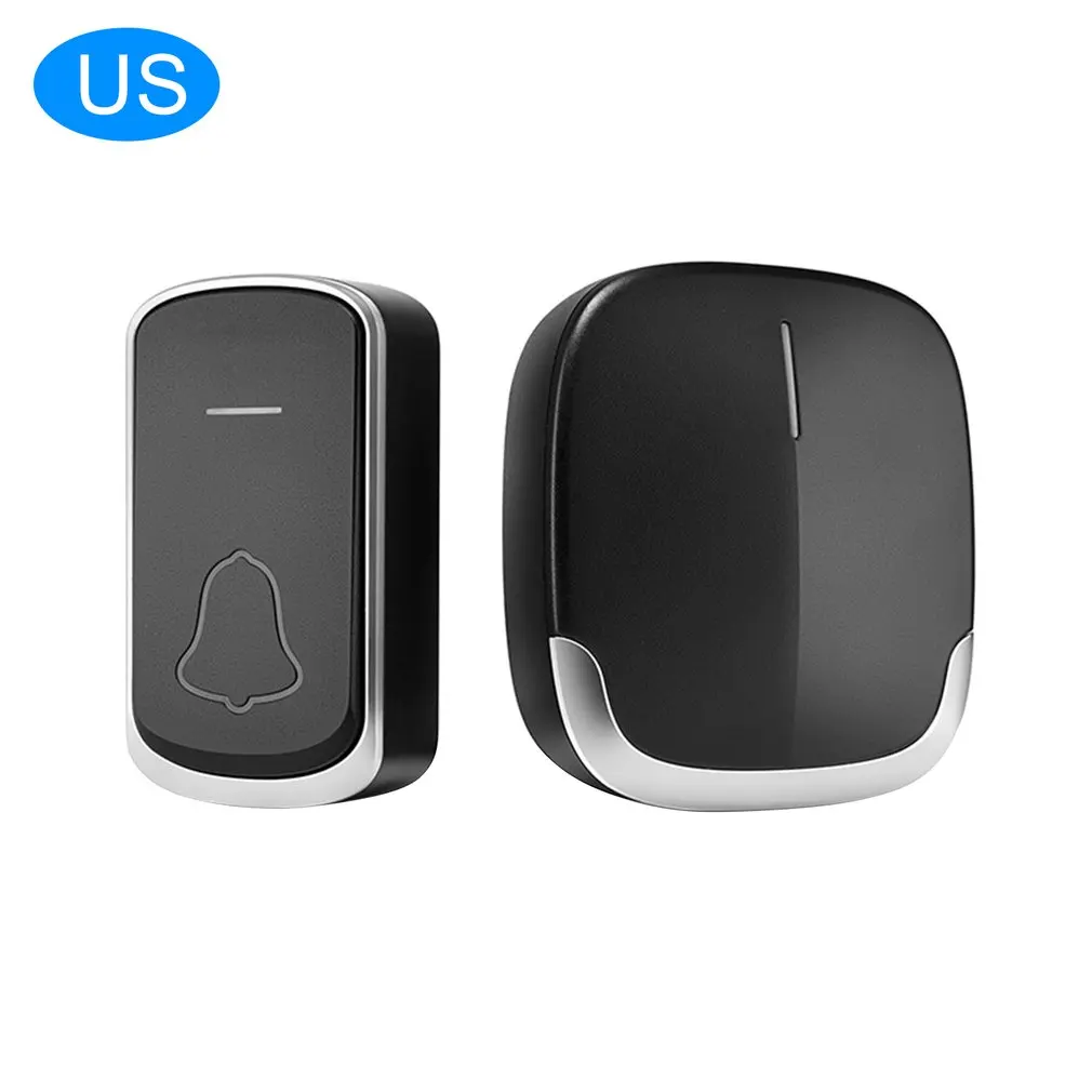 

A909 Doorbell Remote Transmission Sound Adjustment Stable Signal Rainproof Household Doorbell For Home