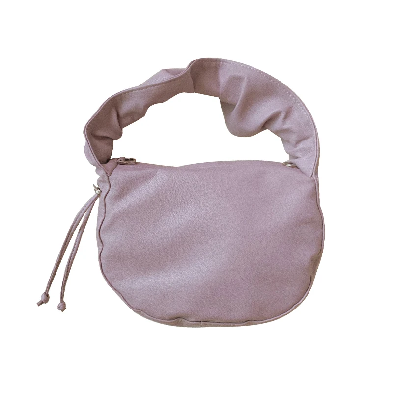 

NEW Fashion Luxury Women Handbag Soft Leather Cute Small Tote Bag Designer Casual Drawstring Shoulder Bag Ladies Party Clutch