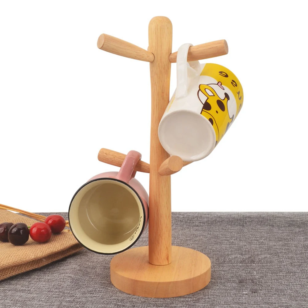 Деревянный подстаканник для кухни подвесная стойка сливных чашек в