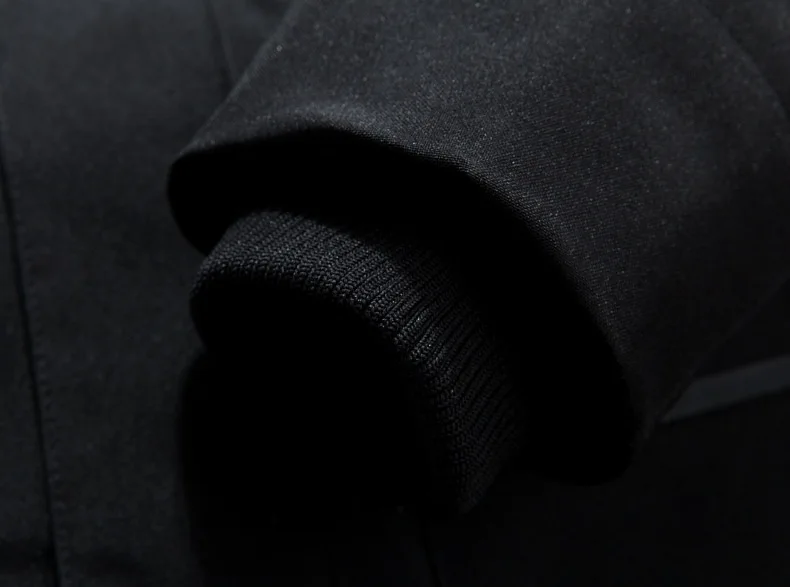 Aismz Tace& Shark medium long coat men's down jacket Russia winter jacket men fur collar thick windbreaker duck down jacket men