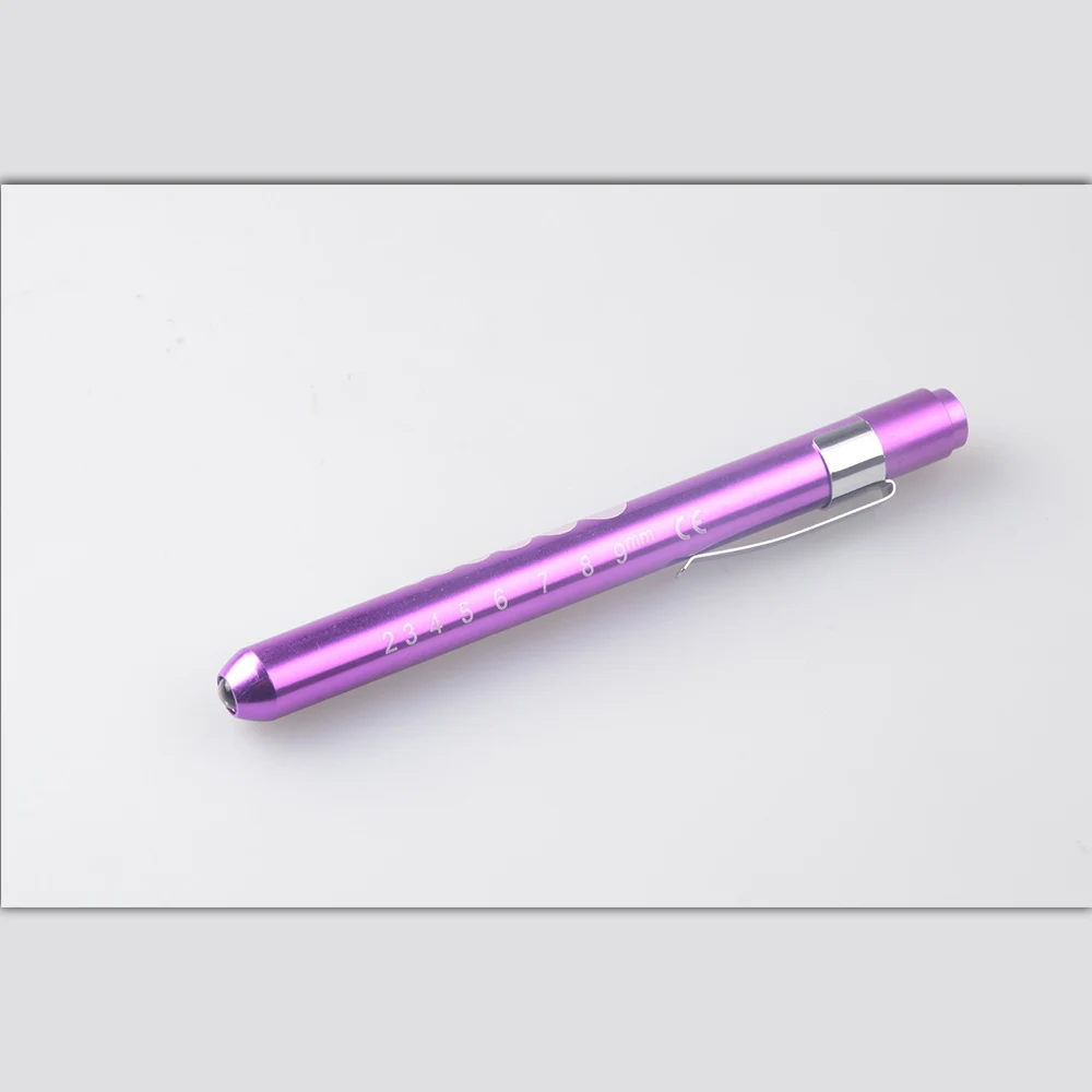 Purple TOPCOM Медсестра Карманный Penlight Врач Ручка свет Аварийный Желтый Луч - Испускаемый цвет: Purple