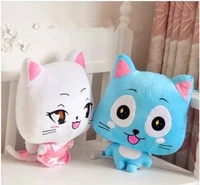 japanese anime cartoon fairy tail happy carla cat blue cat cute plush toys kawaii animals soft doll cosplay stuffed pillow toy