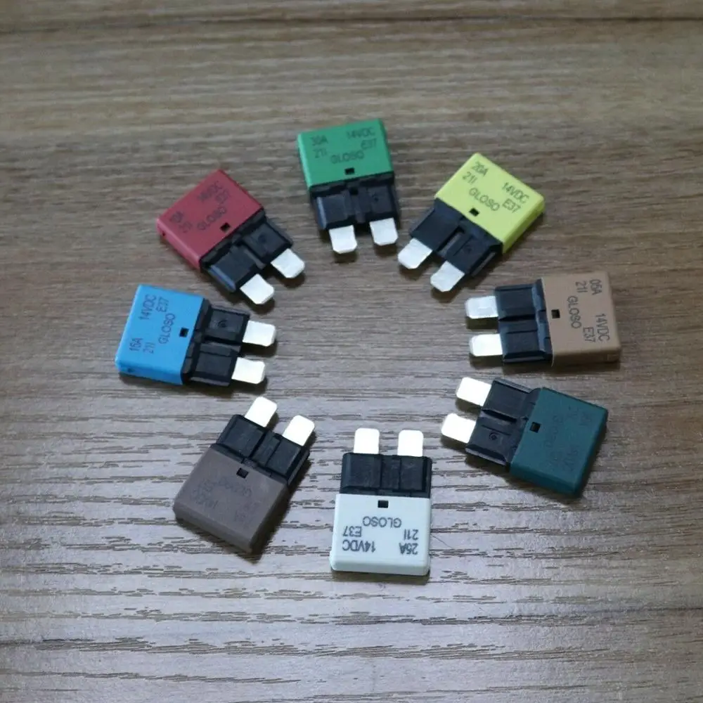5A/6A/7.5A/10A/15A/20A/25A/30A автомат защити цепи лезвие сменный предохранитель для грузовик