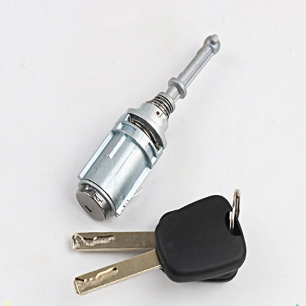 

For Citroen C2 C3 9170.T9 Car Left Door Lock Cylinder Locks Accessories With 2 Keys Replacement Lock Set Locksmith Tools