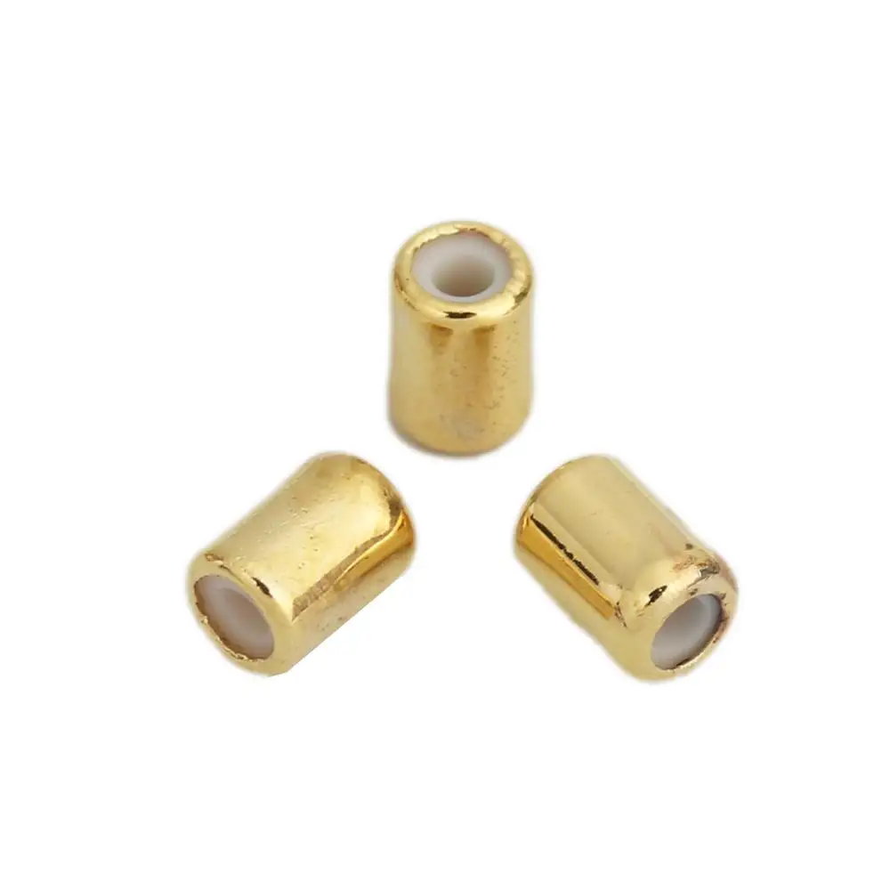 8 сезонов модные медные бусины металлические цилиндрические ювелирные изделия