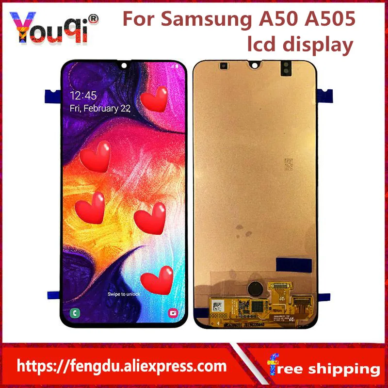 Youqi lcd для samsung Galaxy SM A505FN/DS A505F/DS дисплей кодирующий преобразователь сенсорного