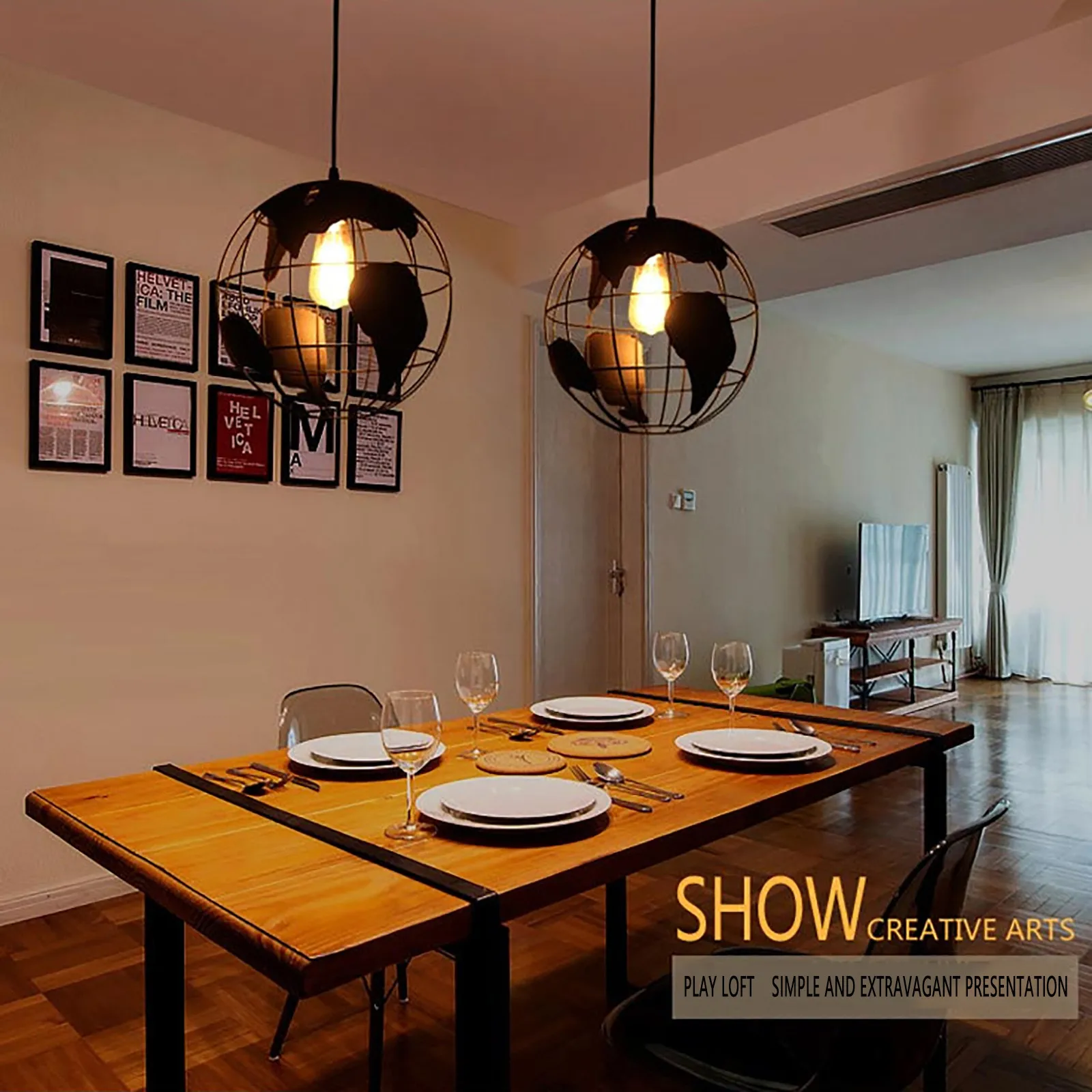 Новинка декоративная люстра с одной головкой металлический подвесной