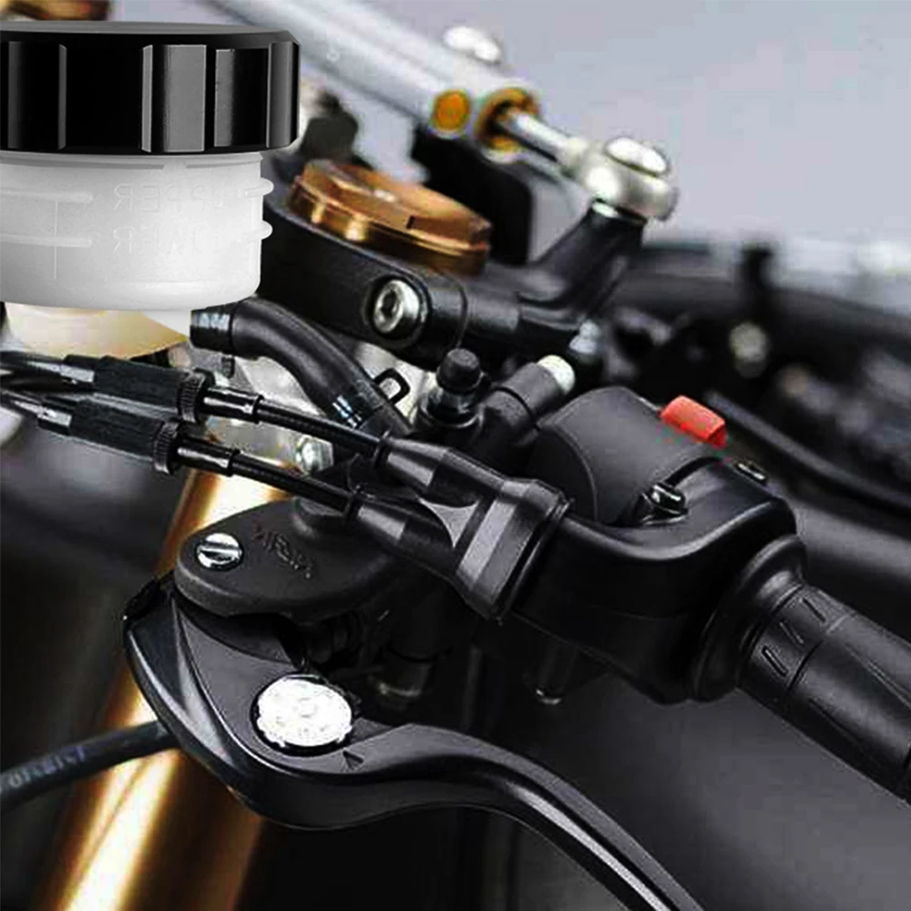 ZS Moto CNC алюминиевая передняя Тормозная жидкость для мотоцикла резервуар