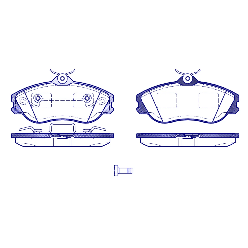 

Ceramics Brake pads for AUDI 200 Quattro 1989-1991 car Parts Replacement 895698151