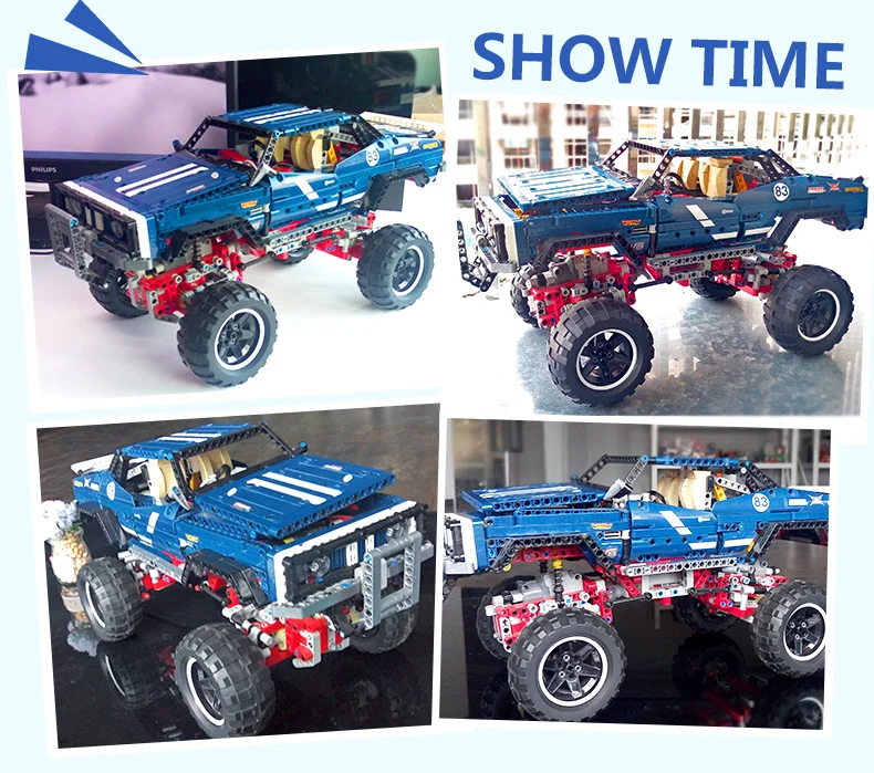 DHL 20011 Technic Motors 41999 4x4 Crawler Exclusive Edition of off-road vehicles Set Building blocks Bricks Boy Gifts