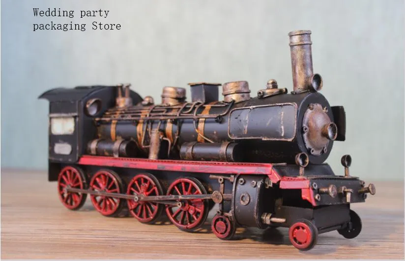 1 шт. паровой Ретро креативный орнамент ручная работа Железный локомотив