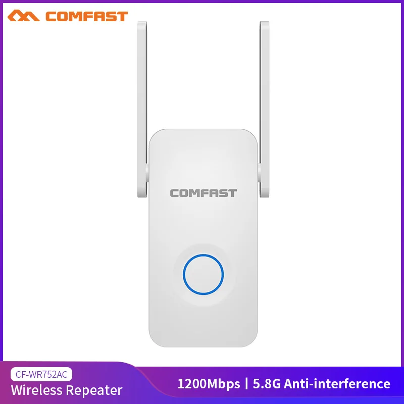 Беспроводной Wi Fi ретранслятор 1200 Мбит/с 802.11ac сетевой Wifi удлинитель усилитель