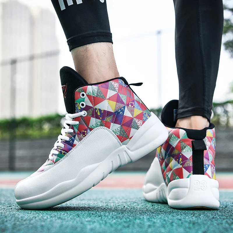 HUMTTO мужские и женские баскетбольные кроссовки с высоким берцем уличные