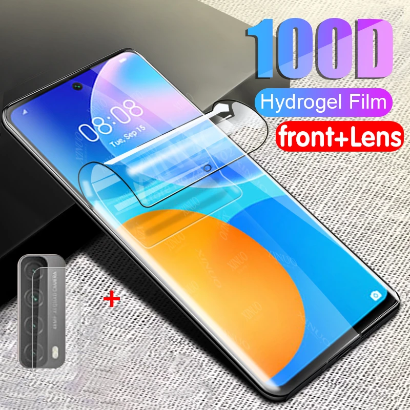 

Гидрогелевая пленка для huawei P smart 2021 защита экрана камеры для huawei P smart Psmart huavei P smart Защитная стеклянная пленка